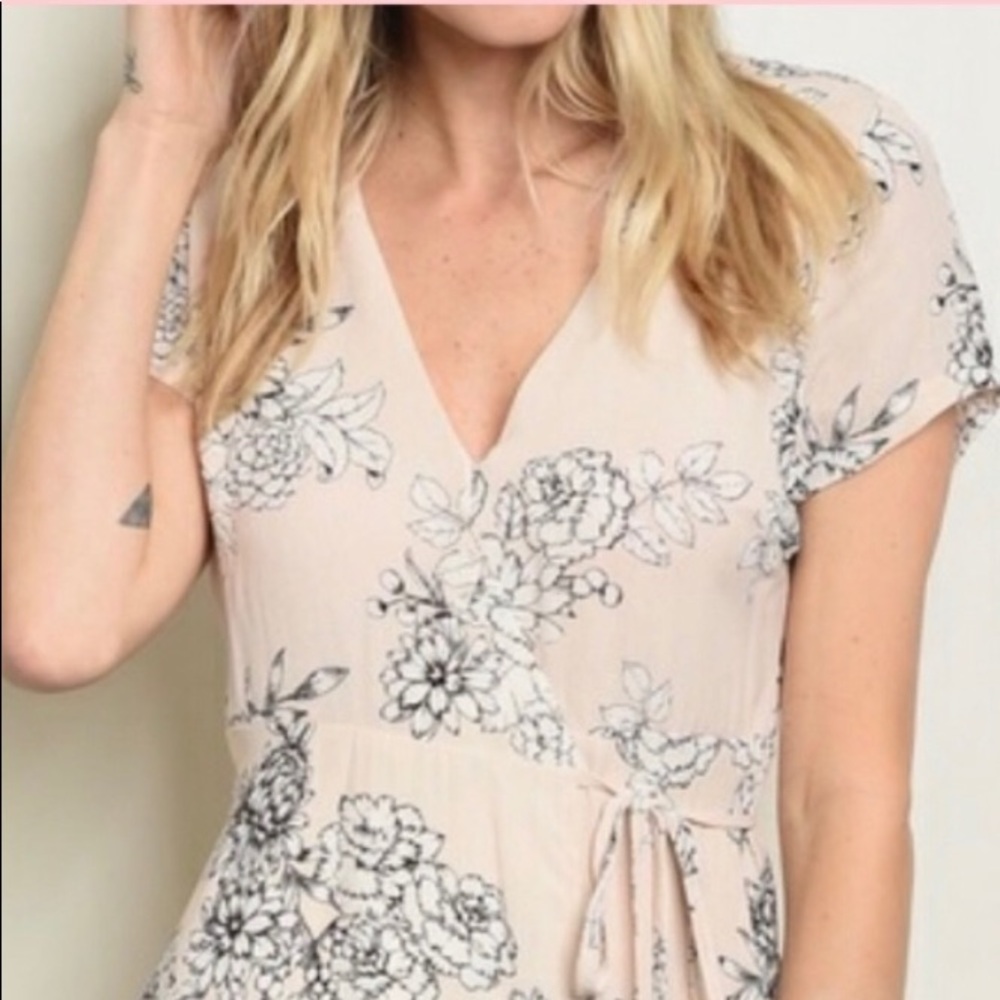 Great Condition Lush Wrap Dress Size L.